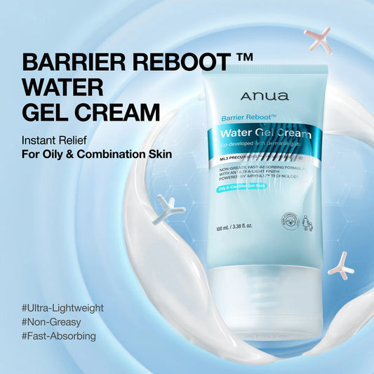 ANUA WATER GEL CREAM OILY & COMBINATION SKIN 100ML