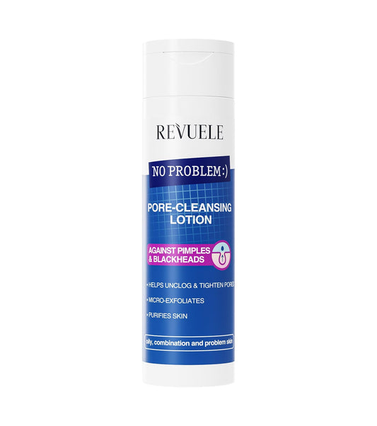 Revuele - *No Problem* - Pore and blackhead cleansing facial lotion - Oily, combination and problematic skin 200ml