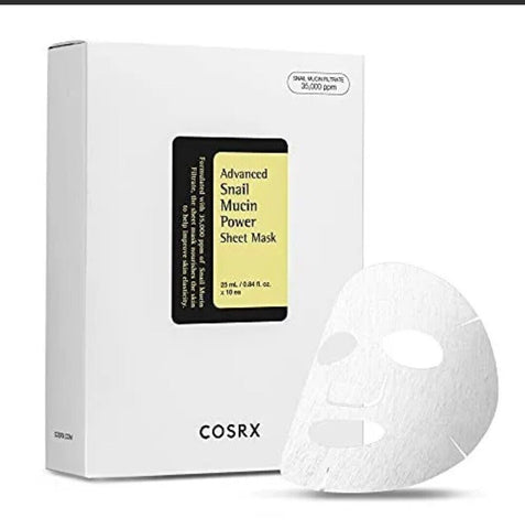 COSRX Advanced Snail Mucin Power Sheet Mask 10pcs