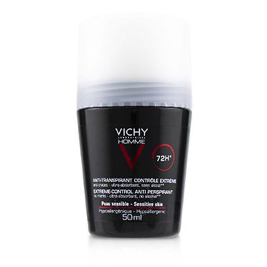 Vichy Men's Homme 72H* Extreme-Control Anti Perspirant Roll-On Deodorant 50ML