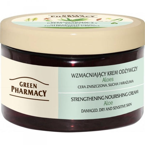 Green Pharmacy Herbal Cosmetics Strengthening face cream with aloe  150ML