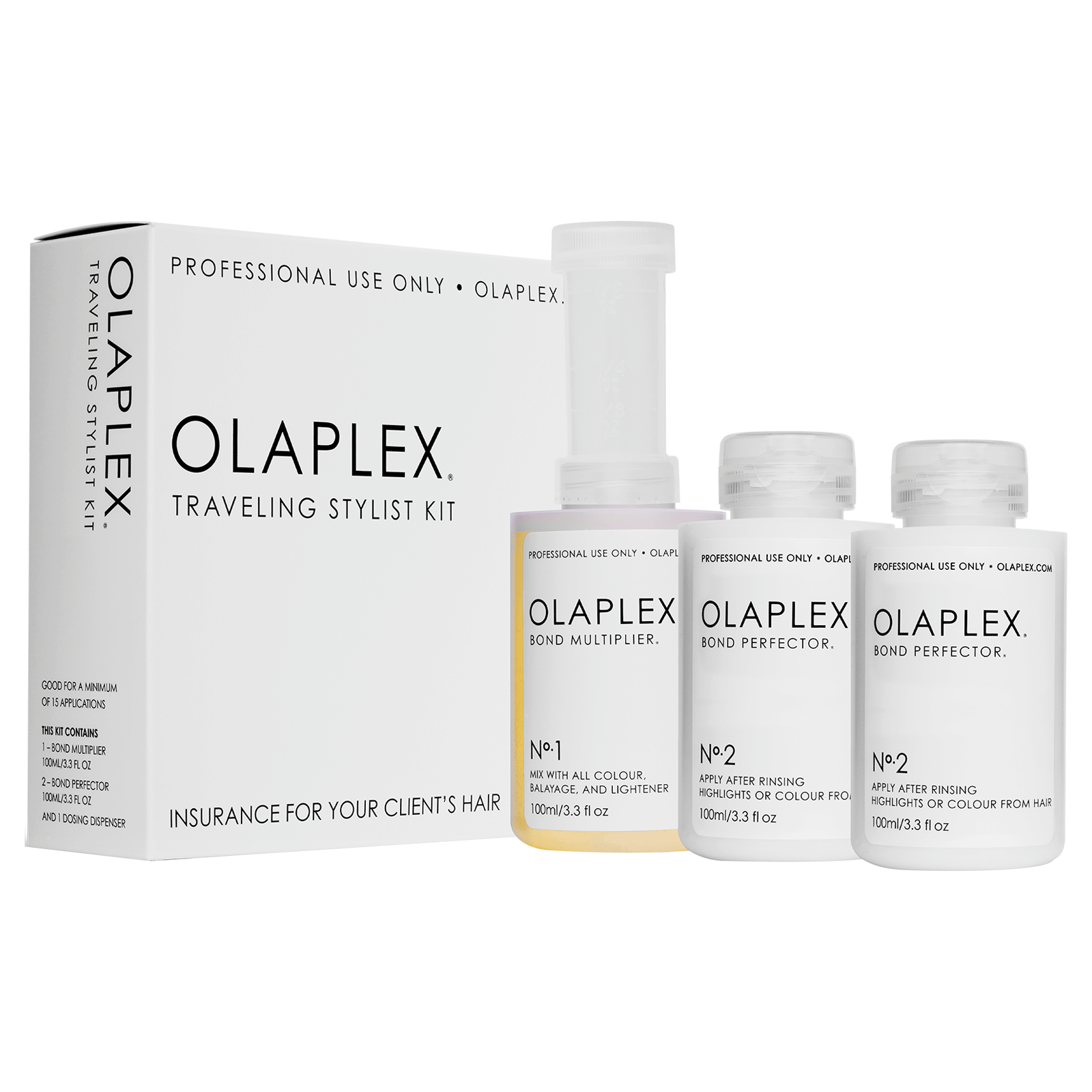 Olaplex Traveling Stylist Kit for All Hair Types kit  (3N1) 100ML X3