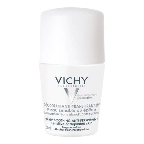 Vichy 48h Anti Perspirant Deodorant Roll On Sensitive Skin 50ml
