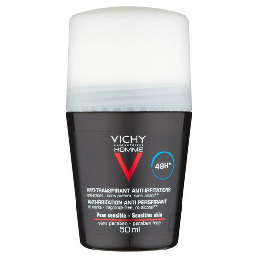 Vichy Homme 48h Deodorant Roll-on for Sensitive Skin 48H 50ML