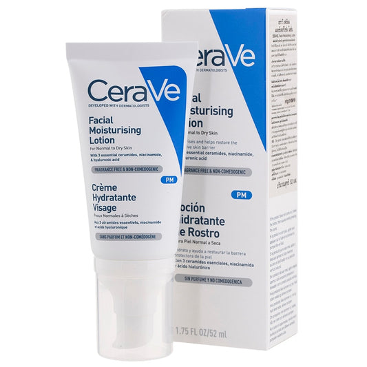 CeraVe Facial Moisturising Lotion For Normal To Dry Skin(PM) 52ML