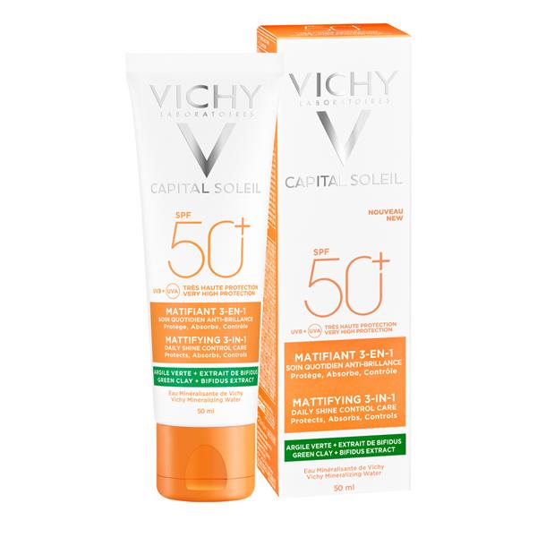 Vichy Capital Soleil Mattifying Protector 3 in 1 Spf50+ 50ml