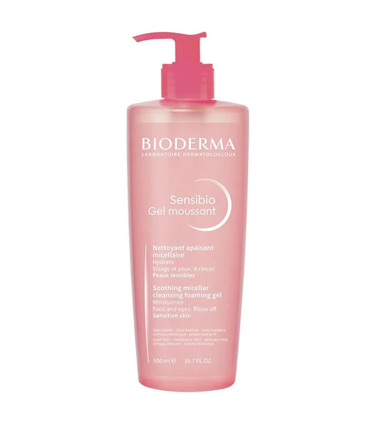 Bioderma Sensibio Moussant Gel Cleanser for Sensitive Skin 500ML
