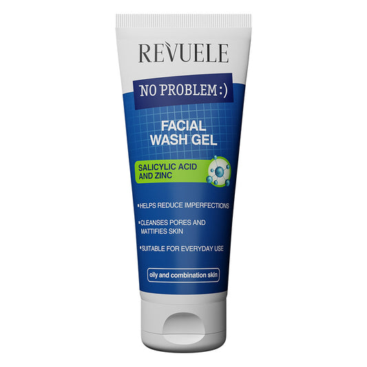 Revuele - No Problem Face Wash Gel - Salicylic Acid & Zinc - 200 ml