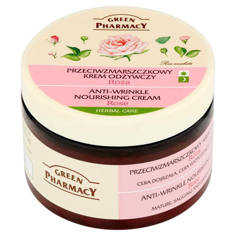 Green Pharmacy Anti - Wrinkle Vanishing Face Cream Rose Damaged Skin 150ml