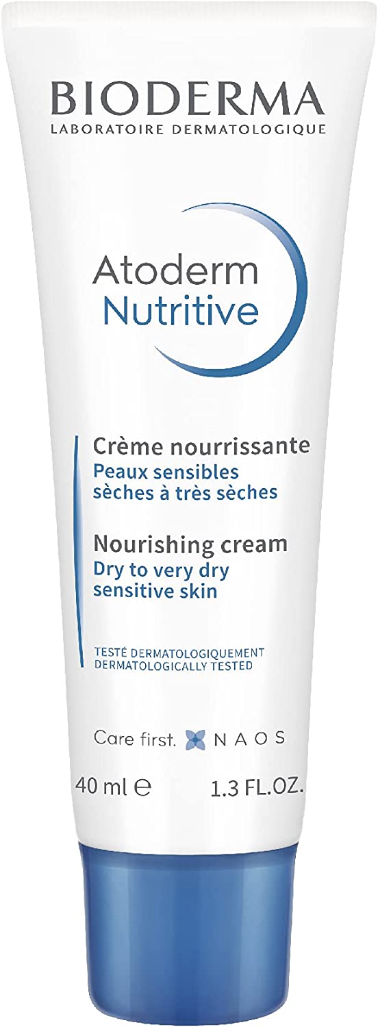 Bioderma Atoderm Nutritive Nourishing Cream for Dry to Very Dry Sensitive Skin, 40 ml