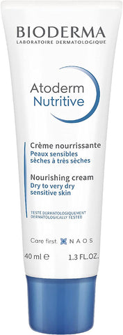 Bioderma Atoderm Nutritive Nourishing Cream for Dry to Very Dry Sensitive Skin, 40 ml