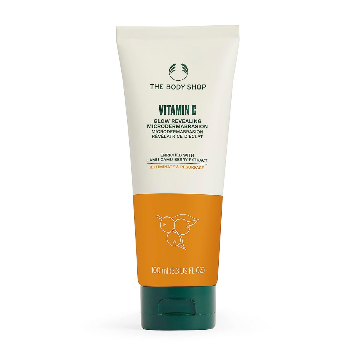 Nettoyant en poudre révélateur d'éclat à la vitamine C de The Body Shop