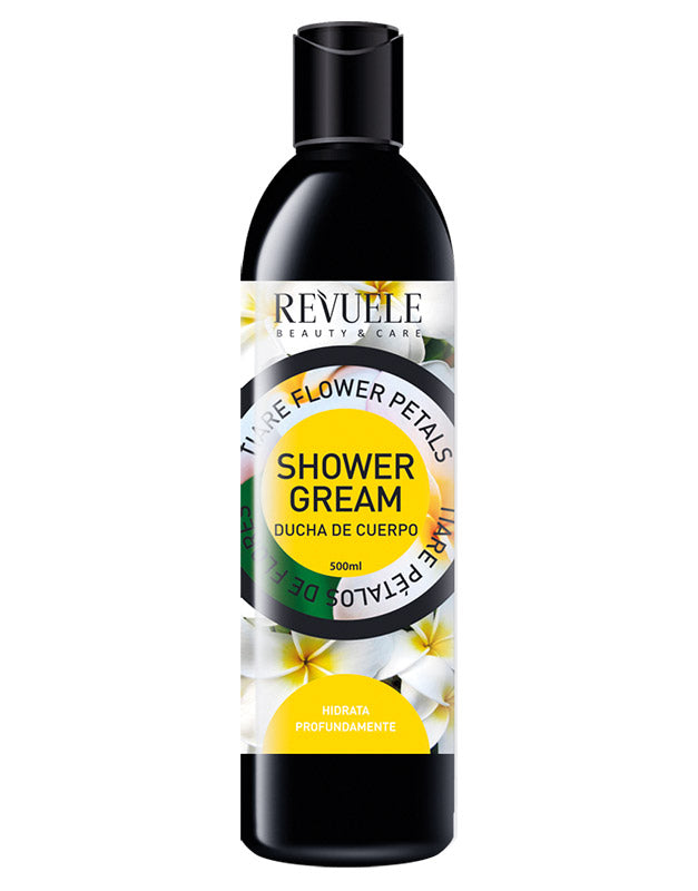 Revuele Shower Tiare Flower Petals 500Ml Shaima Beauty Revuele.