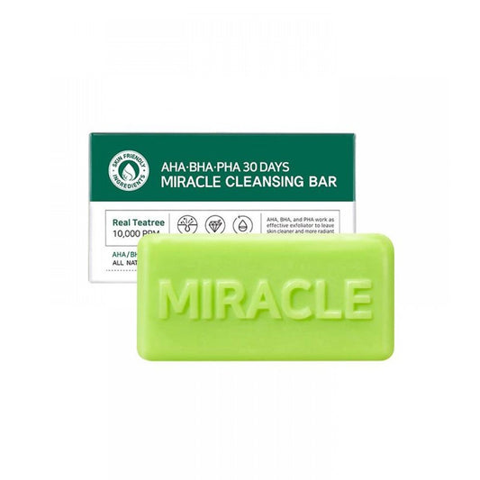 Some By Mi Miracle Soap With Alpha, Beta And Polyhydroxy 30 Days To Clean The Skin From Som Bai Mi 95G