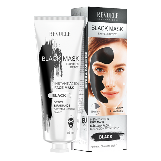 Revuele Black Mask Detox&Radiance 80Ml