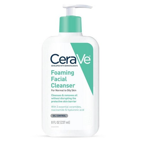 CeraVe Foaming Facial Cleanser For Normal To Oily Skin 237ml 