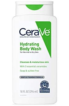 Cerave Hydrating Body Wash for Normal to Dry Skin 296ml