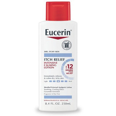 Eucerin Itch Relief Intensive Calming Lotion for Sensitive Dry Skin Unscented 250ML