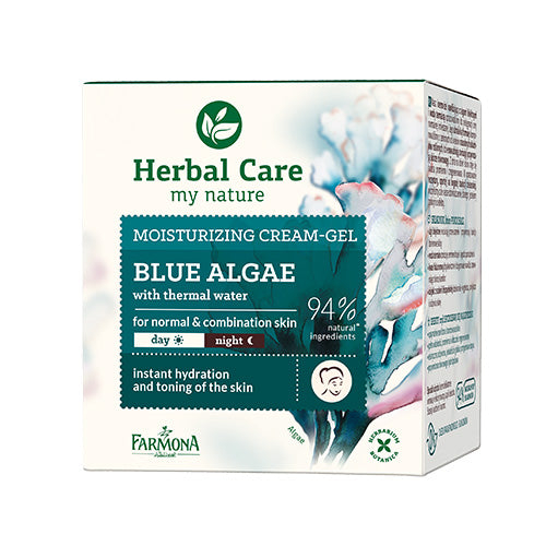 Farmona Herbal Care Moisturising Face Cream-Gel with Blue Algae & Thermal Water 50ml