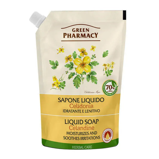 Green Pharmacy Liquid Soap Refill Celandine Herb 465ml