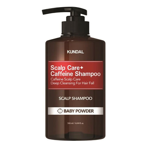 Kundal Natural Caffeine Shampoo Baby Powder 500Ml