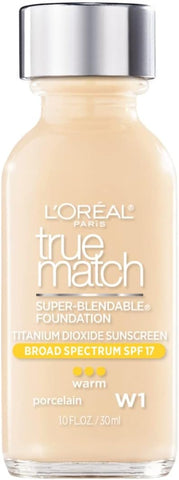 L'OREAL True Match Super Blendable Makeup W1 Porcelain 30ML