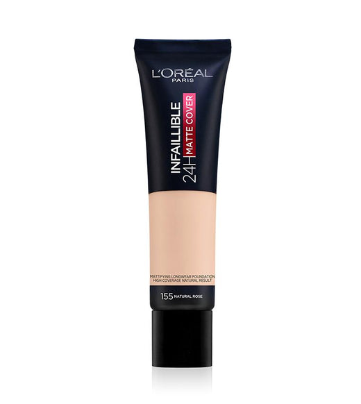 L'Oreal Paris Infallible Matte Cover, 155 Natural Rose 30ML