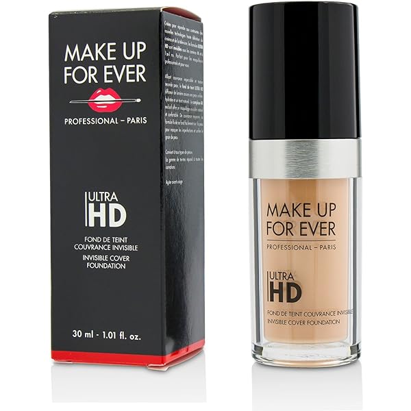Make Up For Ever Ultra HD Invisible Cover Foundation 145-R360, Neutral HD R360