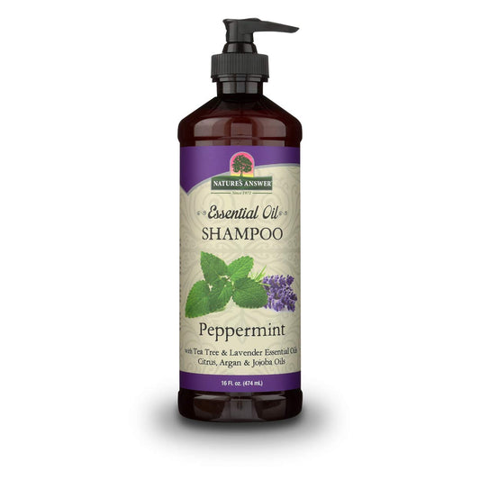 Nature's Answer -  Essential Oil Shampoo, Peppermint 474ML