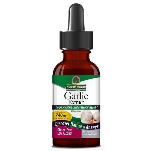 Nature's Answer - Garlic | Allium sativum Helps Maintain | Cardiovascular Health* 2000MG 30ML