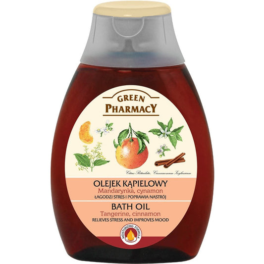 Green Pharmacy Bath Oil Tangerine & Cinnamon 250ML
