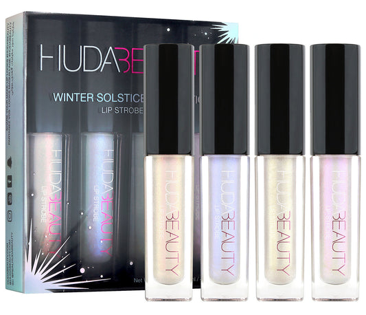 Huda Beauty Winter Solstice Mini Lip Strobe Collection 4x1