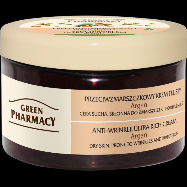 Green Pharmacy Anti-wrinkle face cream with argan oil 150ML