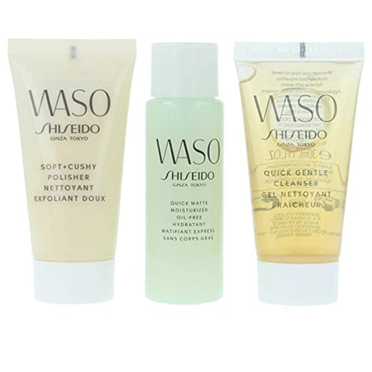 Shiseido WASO Quick Gentle Cleanser DELICIOUS SKIN KIT 3N1