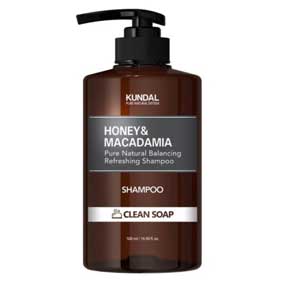 Kundal Honey & Macadamia  Shampoo Clean Soap 500Ml