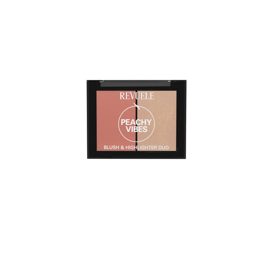 Revuele Blush & Highlighter Duo - Peachy Vibes