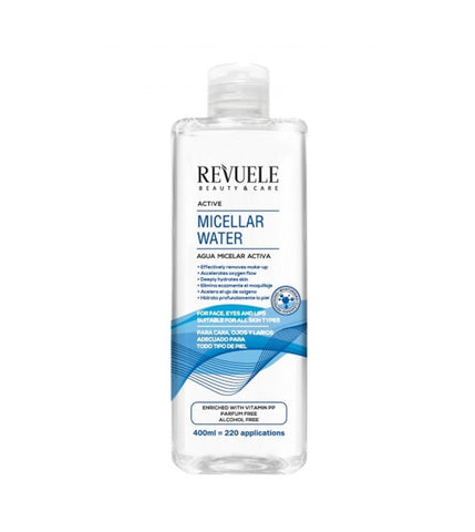 Revuele Micellar Water 400Ml Blue Shaima Beauty Revuele.