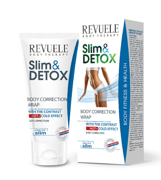 Revuele Slim Detox Correcting Body Wrap Blue 200Ml Shaima Beauty Revuele.