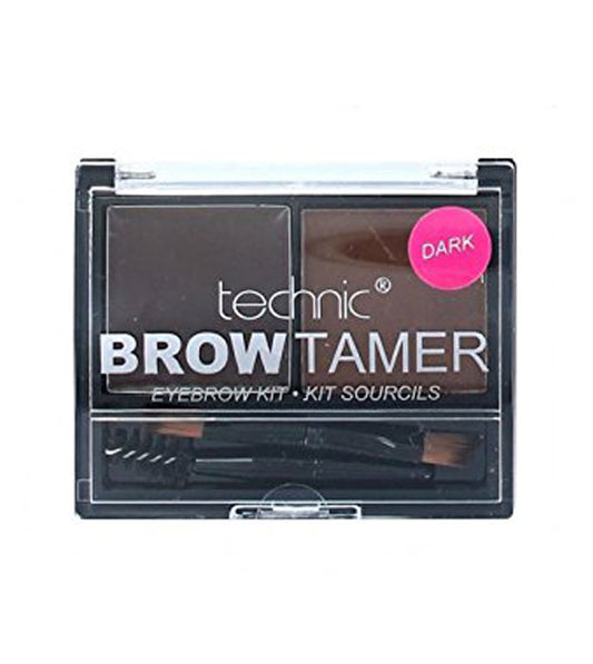 Technic Cosmetics - Brow Tamer Eyebrow Kit - Dark 2x1