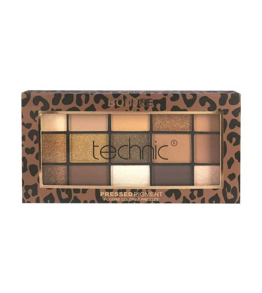 Technic Cosmetics - Pressed Pigment Eyeshadow Palette - Boujee 15X1