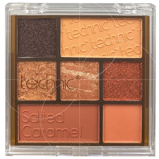 Technic Cosmetics Eyeshadow and Pressed Pigments Palette - Salted Caramel - Focallure